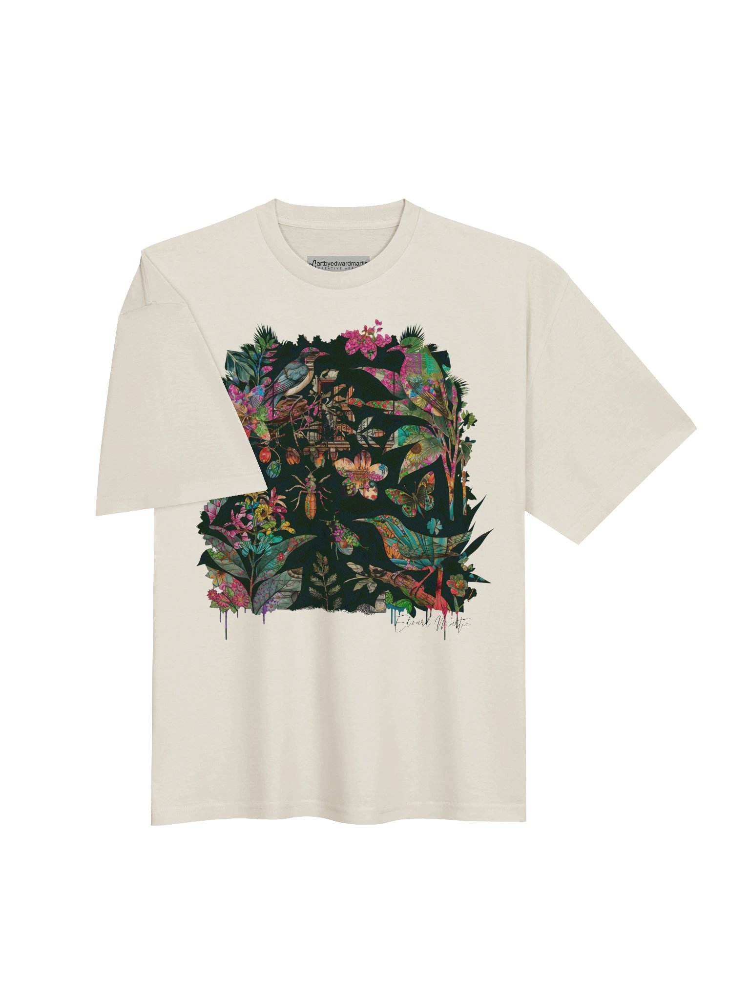 The Midnight Aviary by Edward Martin- Oversized Tee product image (3)