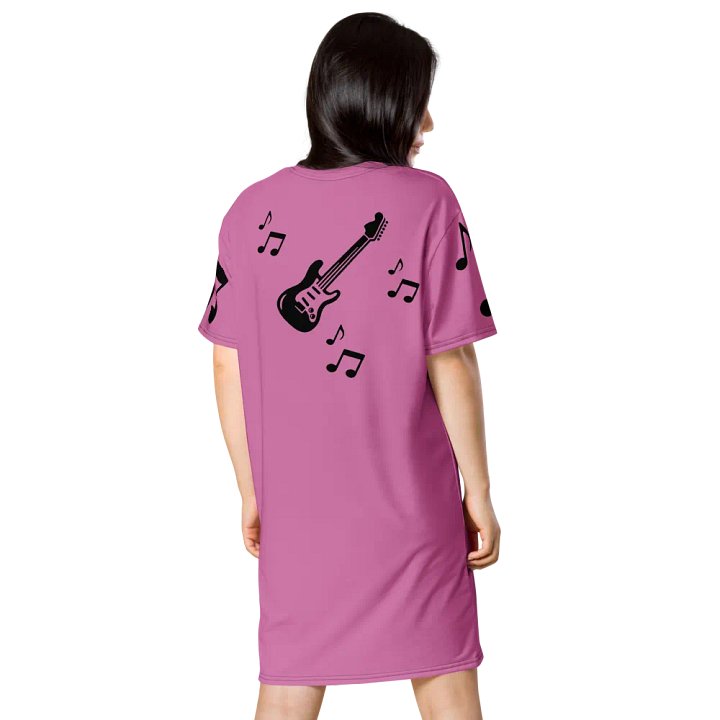 My Guitar (art by Dina R.) acrylic painting picture - T-Shirt Dress product image (2)