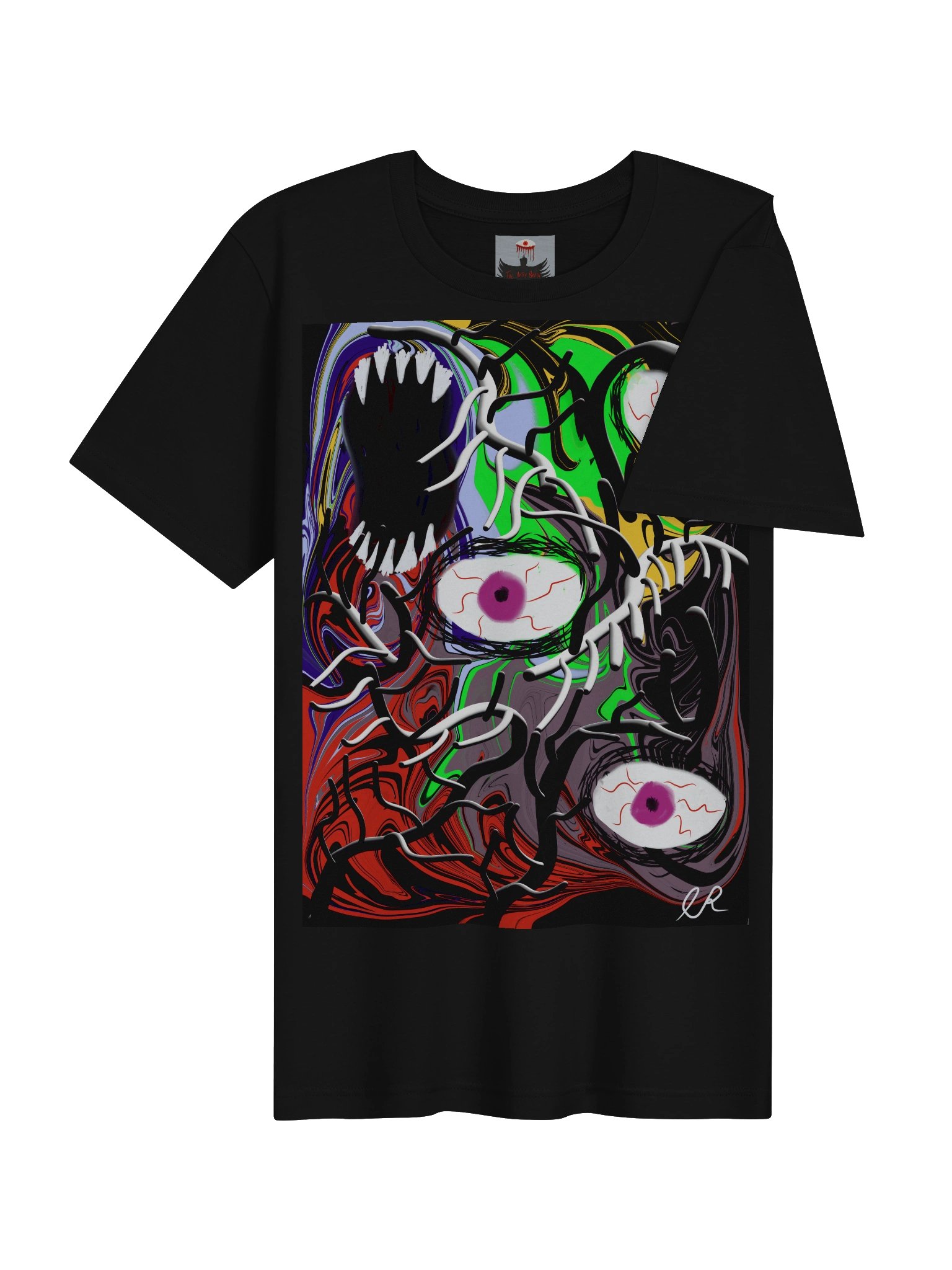 Chaos Creature Abstract Graphic Tee product image (4)