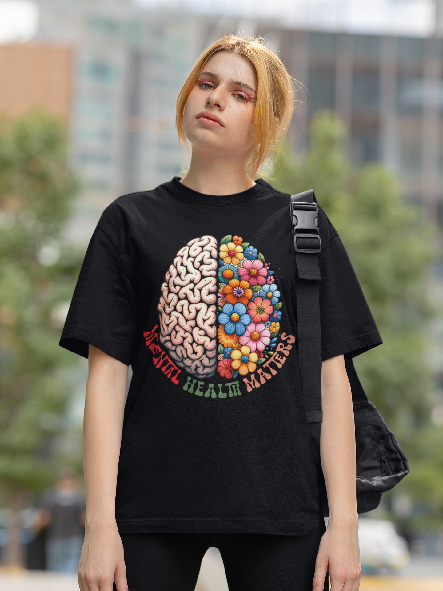 Mental Health Matters – Balance of Mind and Growth Unisex T-Shirt product image (5)