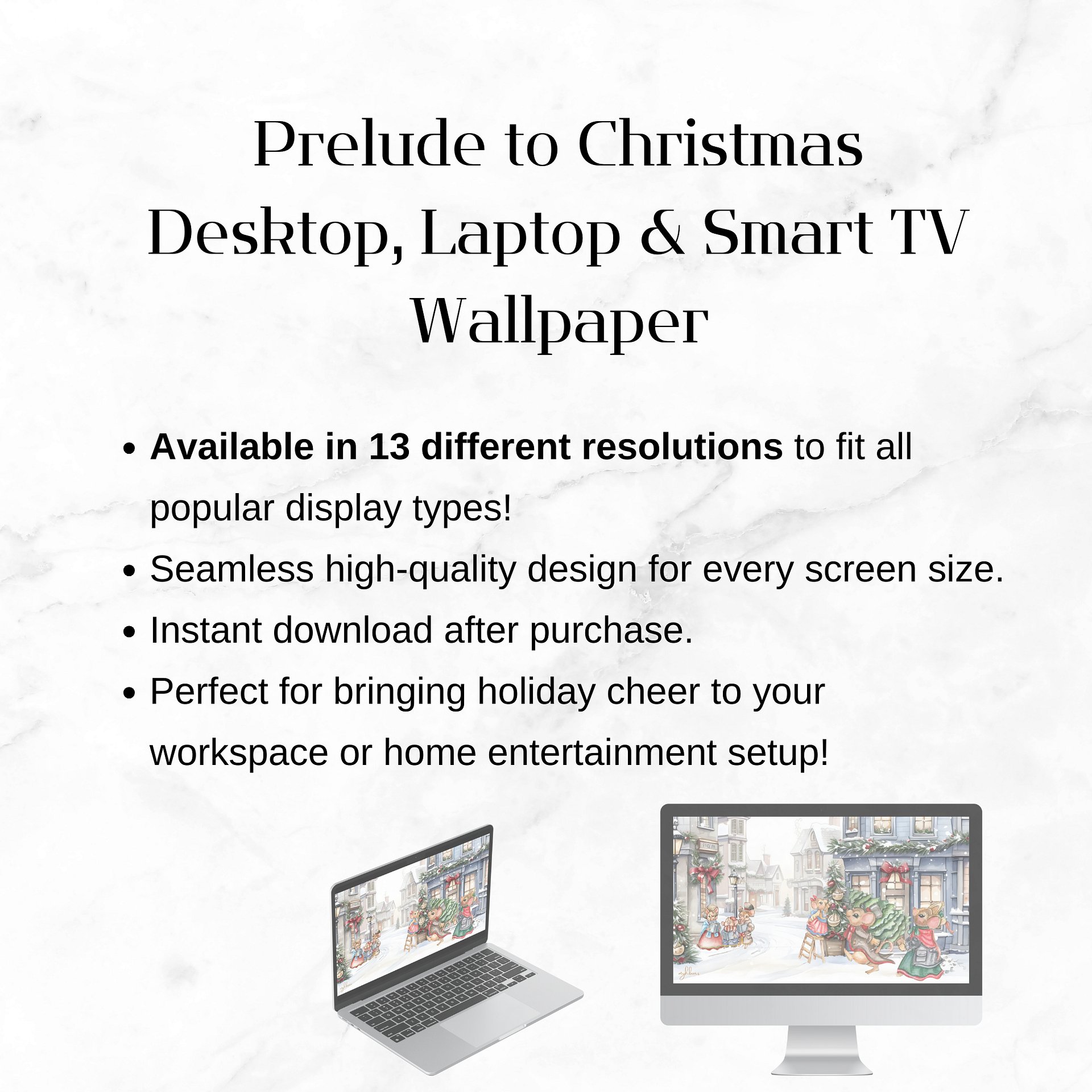 Prelude to Christmas Desktop, Laptop & Smart TV Digital Wallpaper product image (11)
