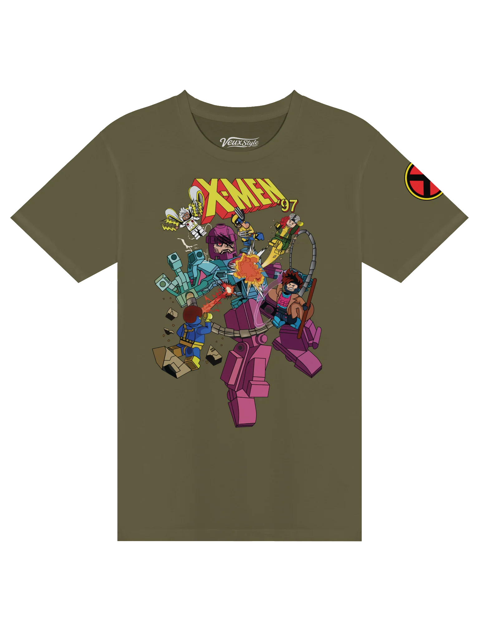 Lego-Style Mutant Mayhem Premium T-Shirt" product image (1)