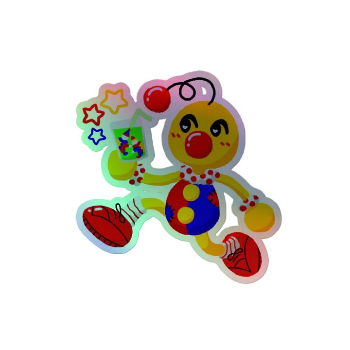 Boyoyoing Dash Hearts Holographic Sticker product image (2)
