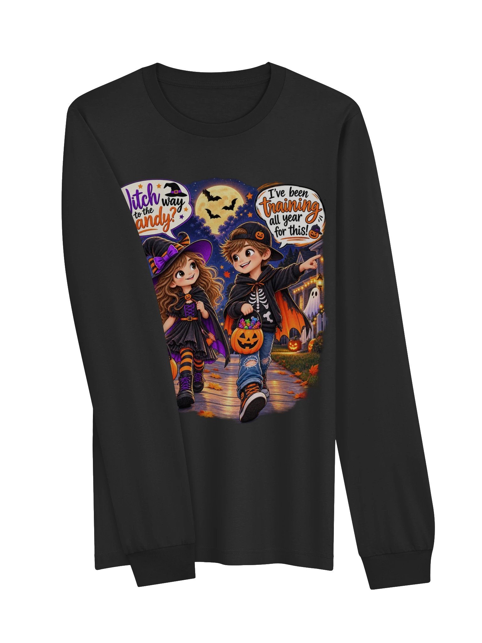 Trick or Treat Long Sleeve Tee product image (3)