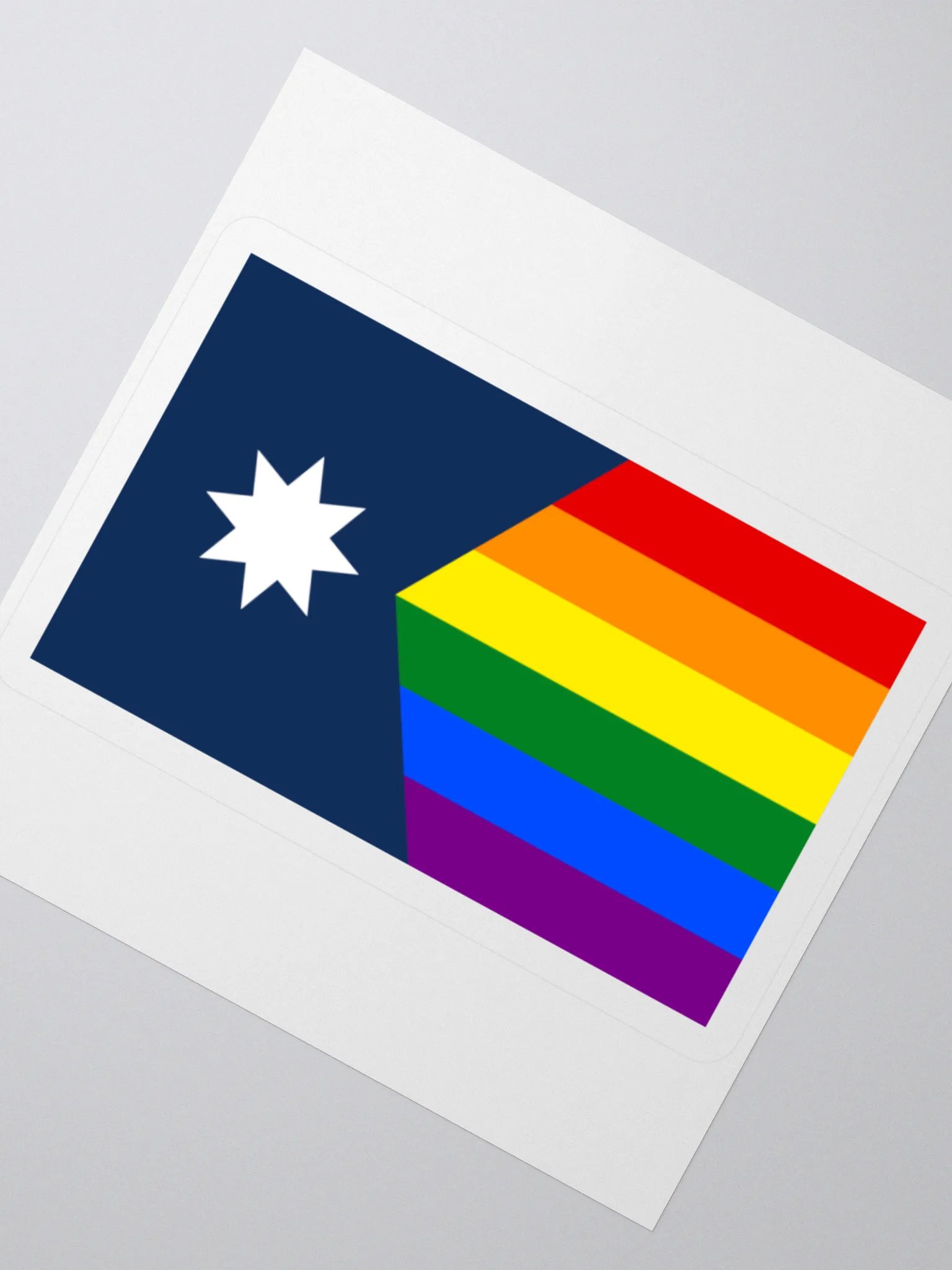 Minnesota Pride Rainbow Sticker product image (6)