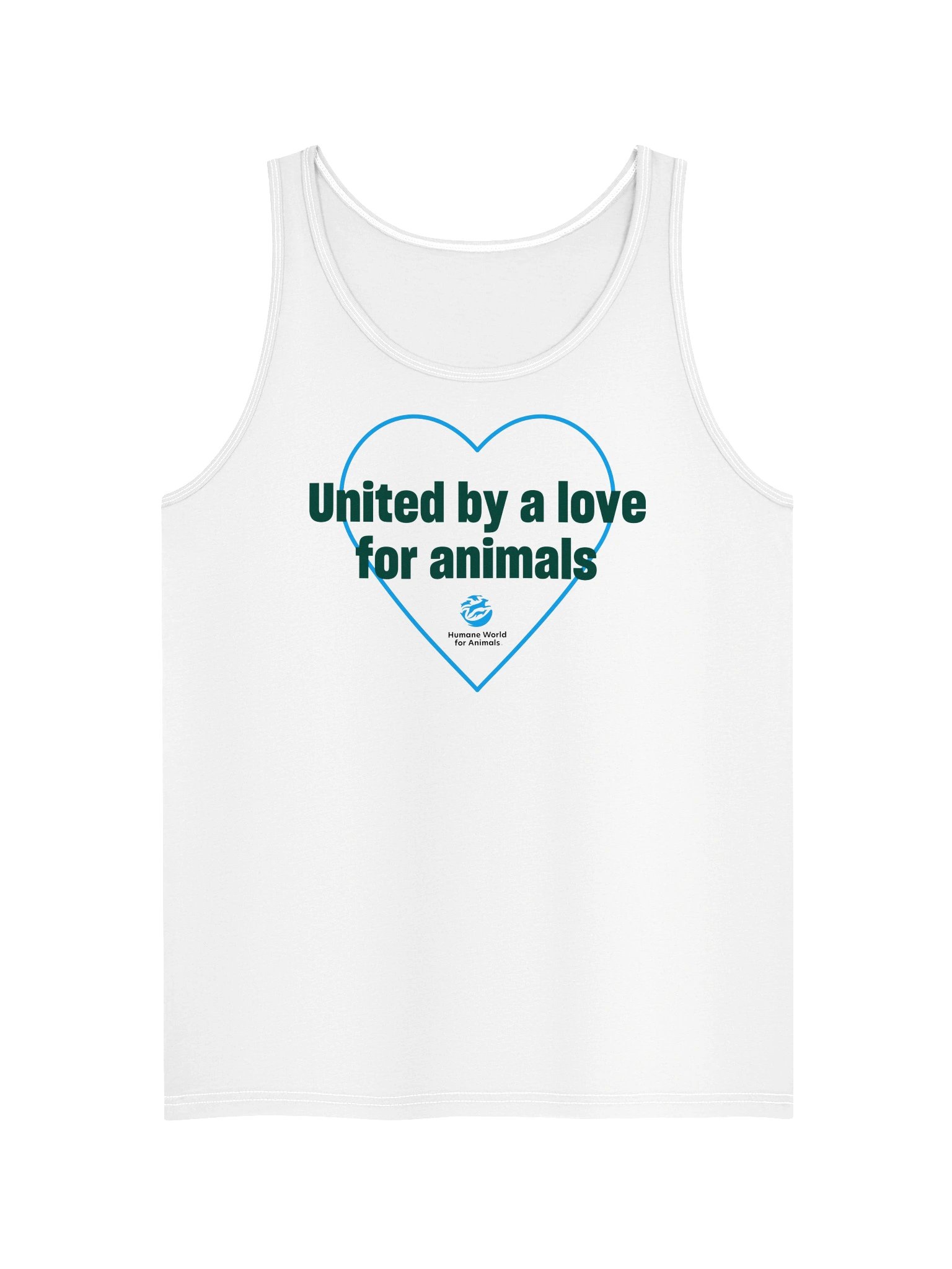 United by a love for animals - heart - Tank top product image (3)