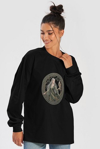 My new favorite T-Shirt.

Embrace modern minimalism and urban style with our Mythical Elegance Long Sleeve Shirt, made from 1...