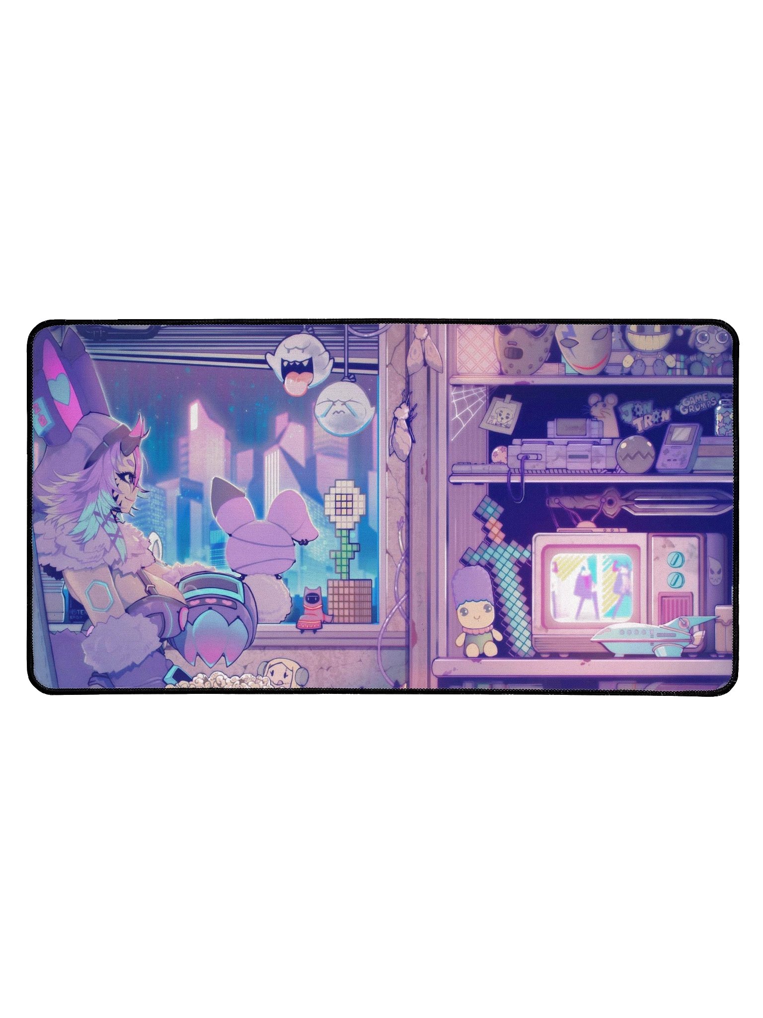 Glitch Desk Mat product image (1)