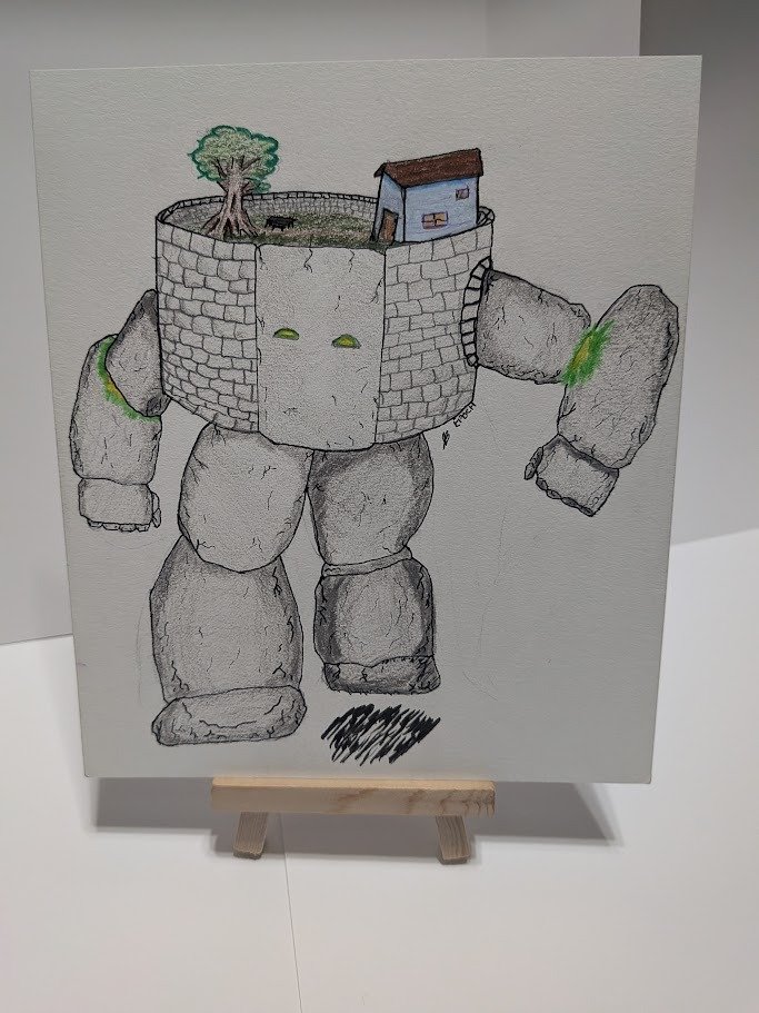 Homey Golem (Original 6" x 7") product image (1)