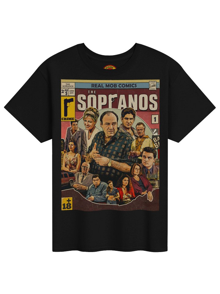 The Sopranos Series Comic Art T-Shirt product image (1)