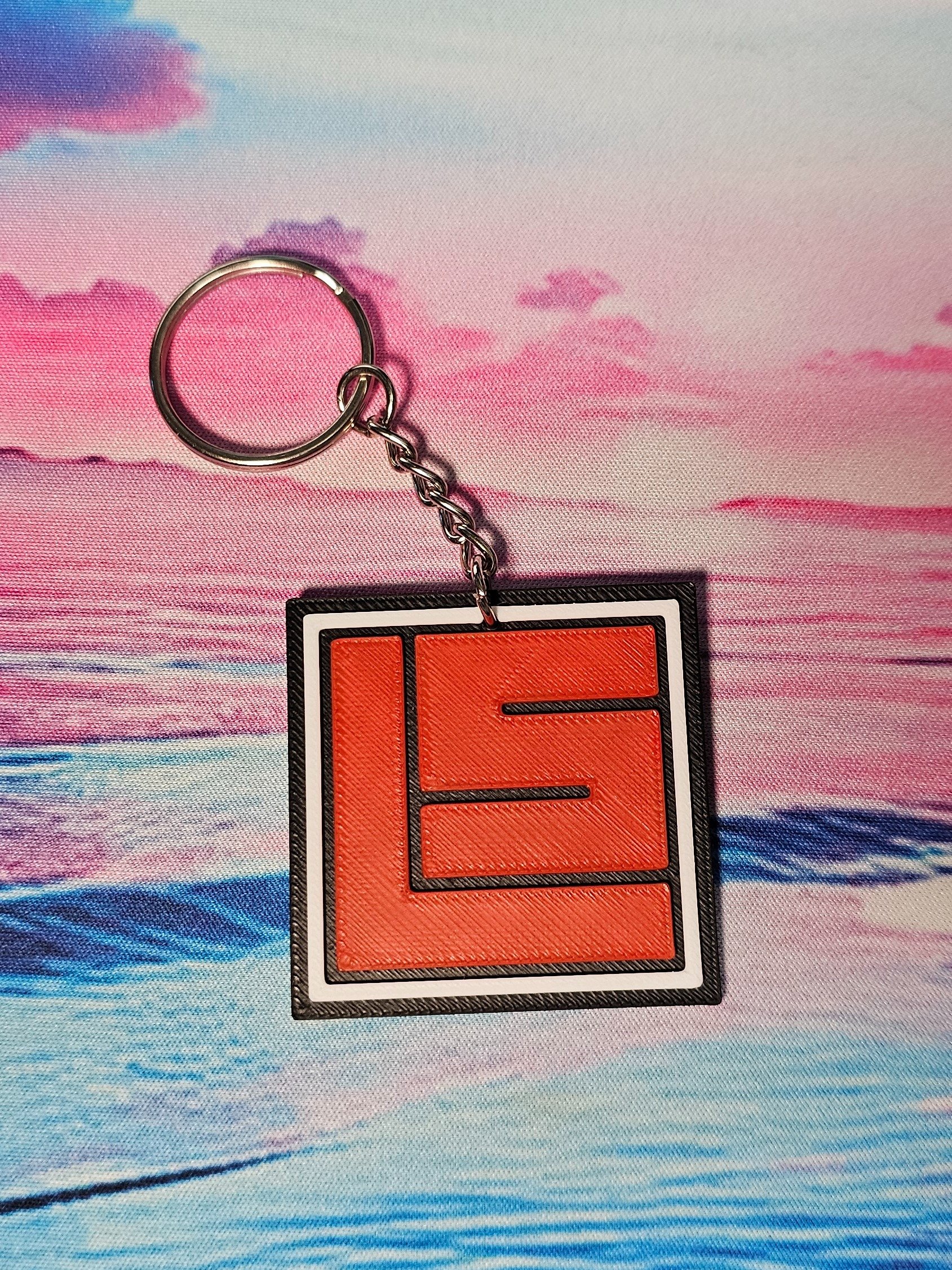 LS Square 3D Printed Key Chain product image (5)