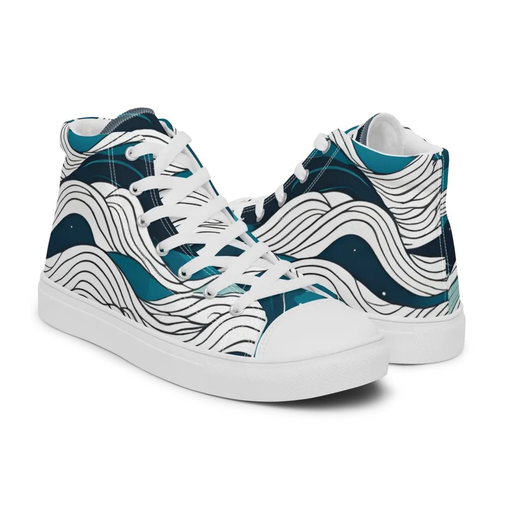 Fluidity Blue High Tops product image (11)