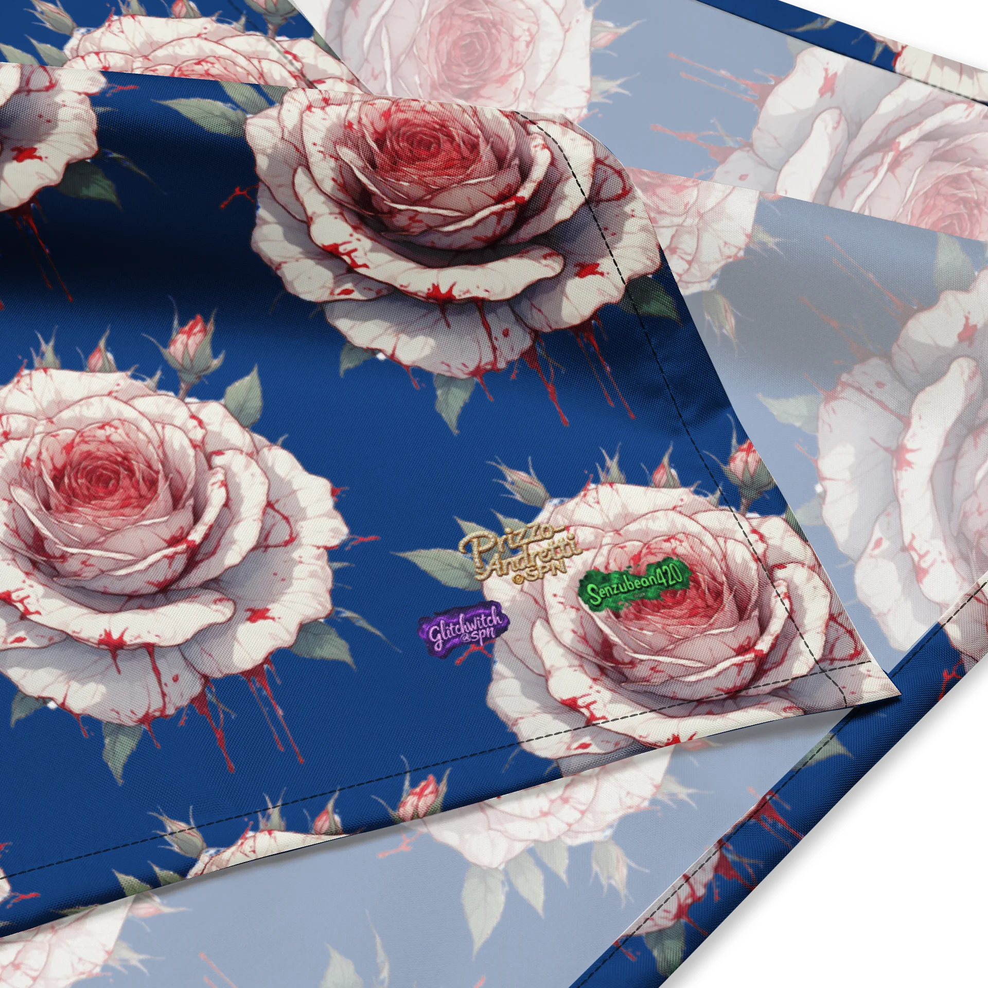 Midnight Roses All-Over Bandana product image (4)