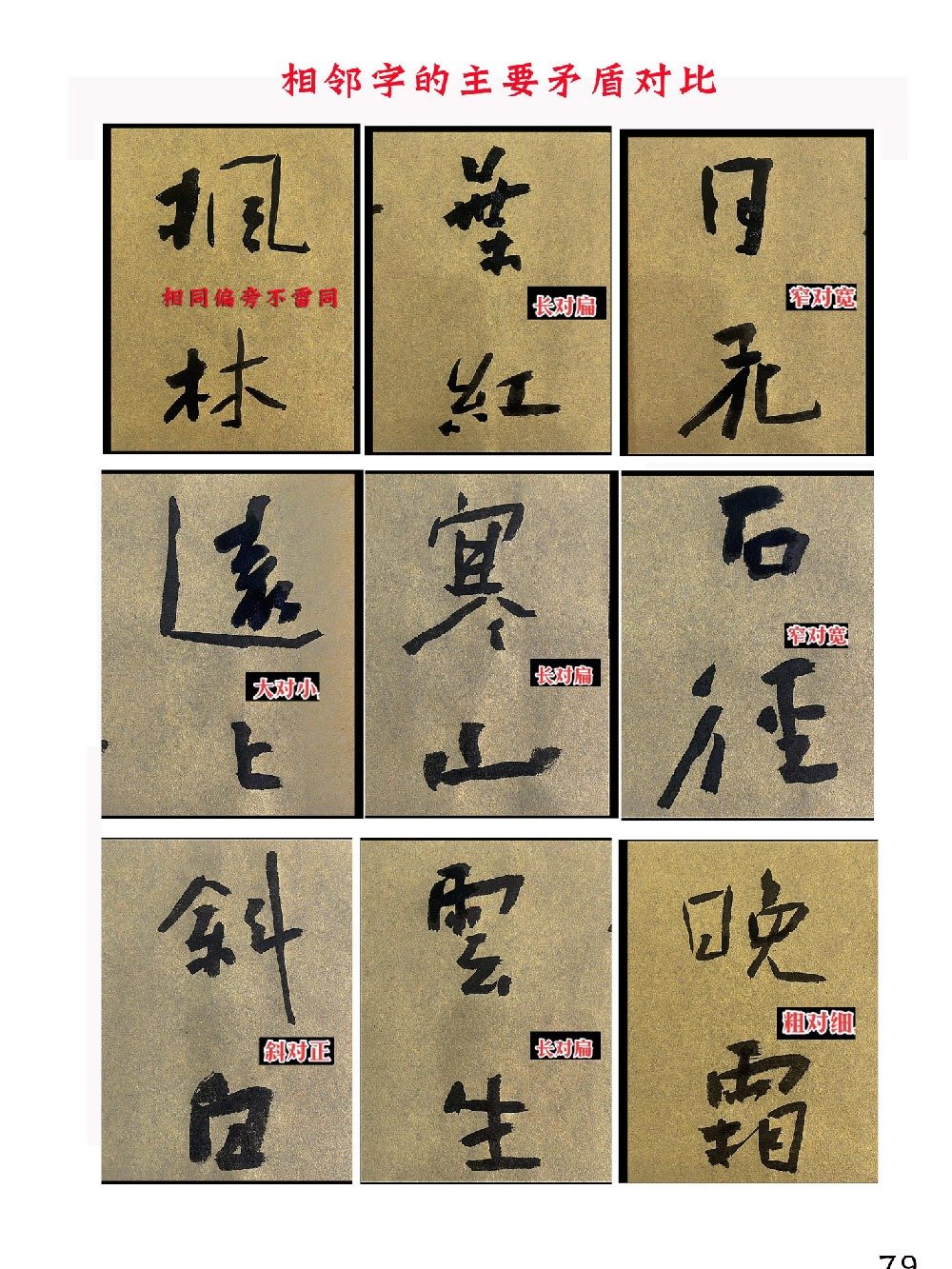 2025最新版魏碑零基礎到進階到創作一站式授課大綱共101頁（電子版教材，非實物） product image (8)