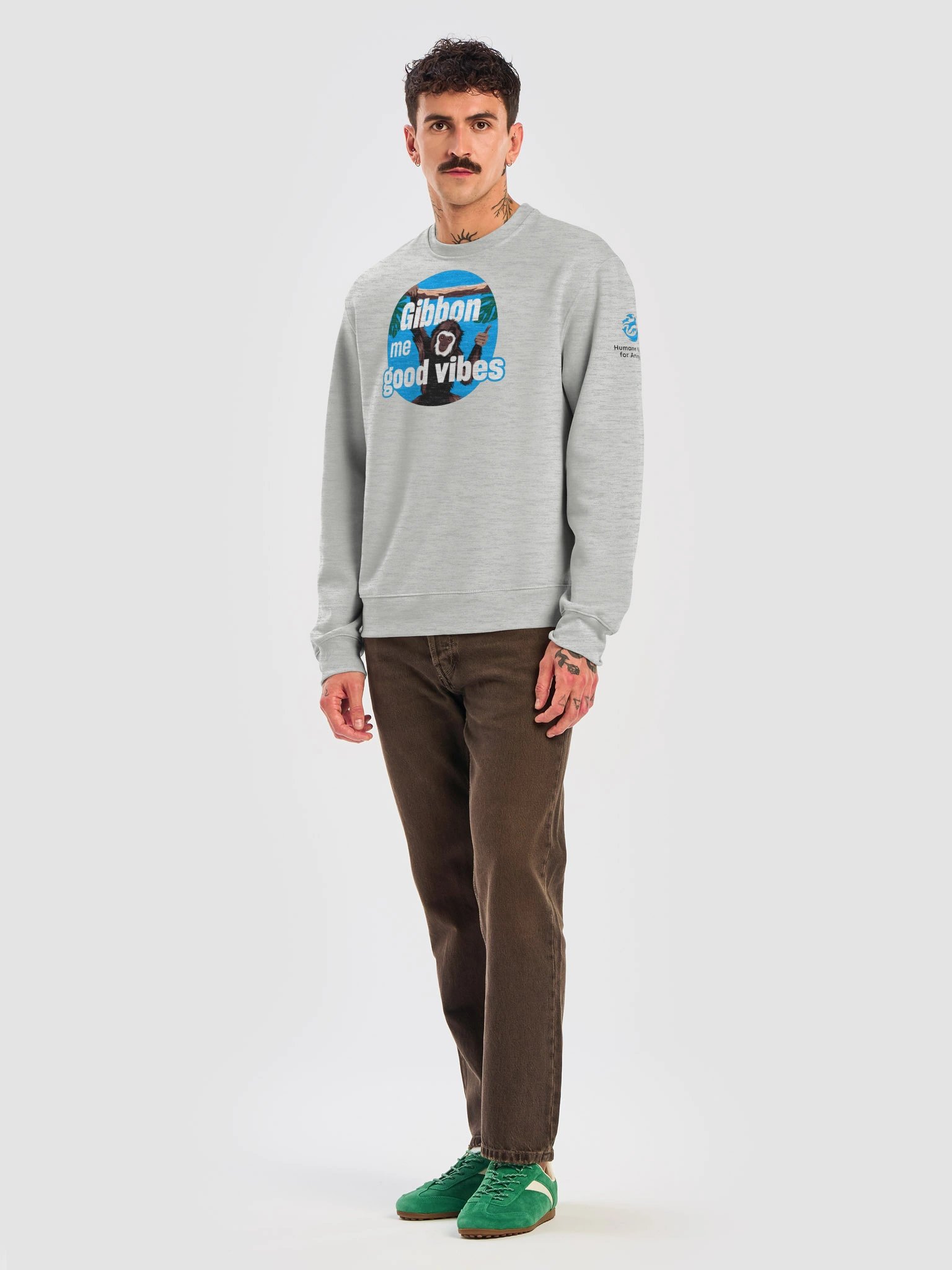 Gibbon me good vibes - Sweatshirt product image (8)