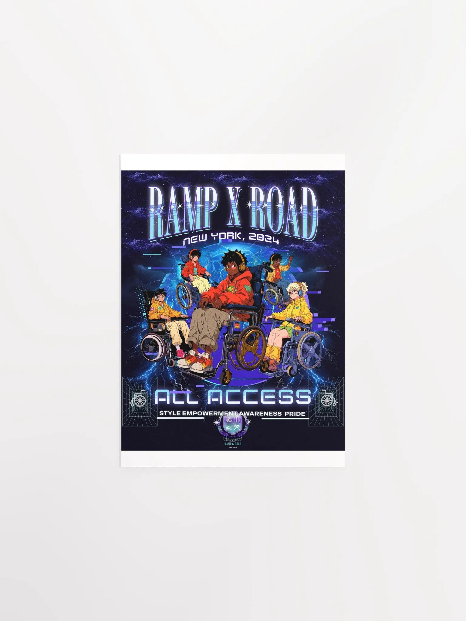 RXR Graphic Vibrant Matte Poster Print product image (2)