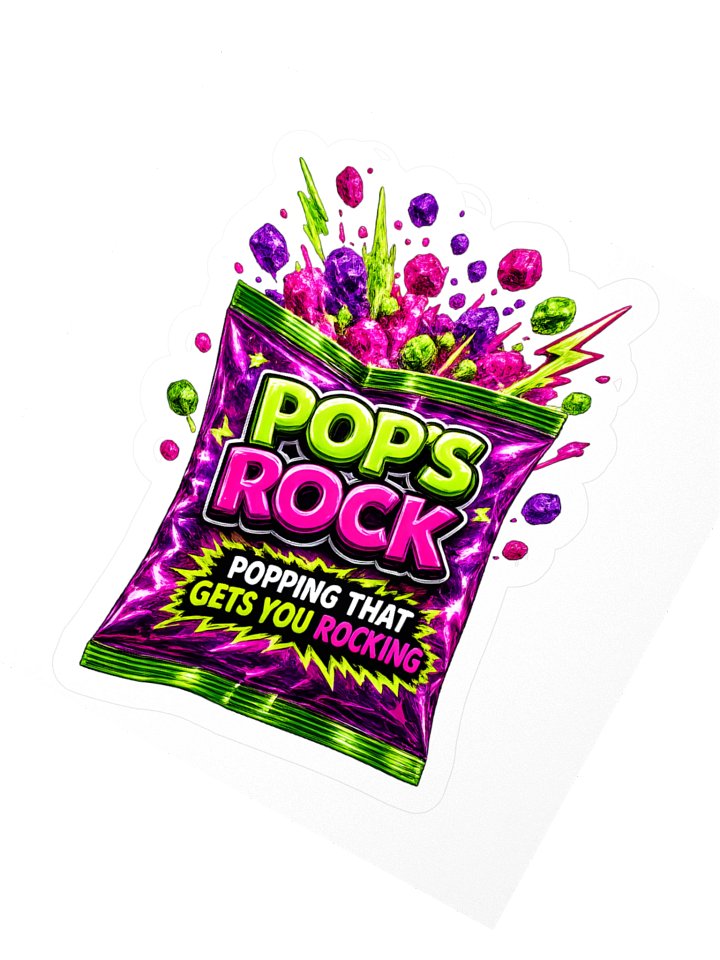 ''Pop's Rock'' Kiss Cut Stickers product image (2)