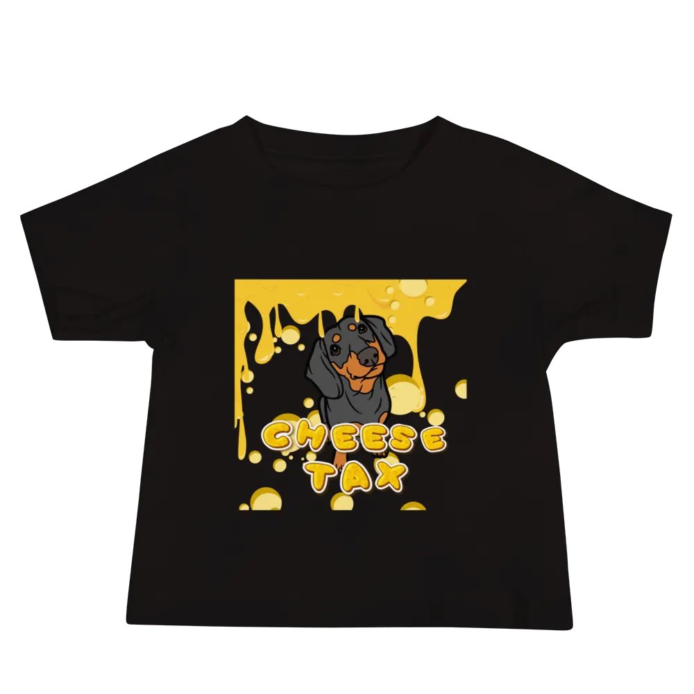 Cheese Tax Dog Cartoon Baby Tee product image (2)