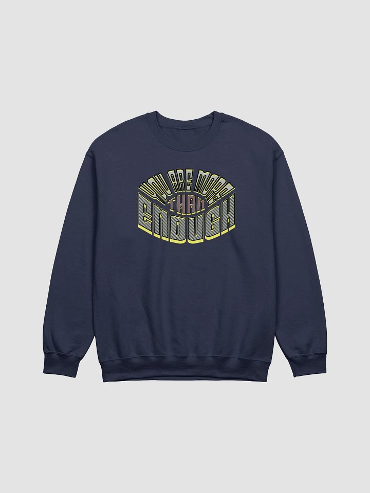 You Are More Than Enough Empowerment Stripes Crewneck Sweatshirt product image (13)