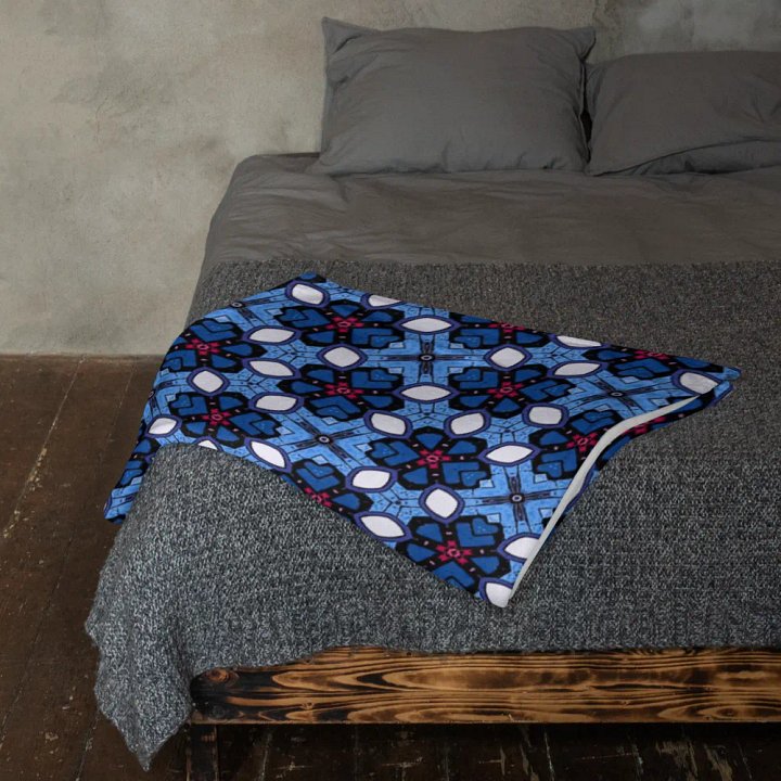 Floral Hearts Throw Blanket product image (1)