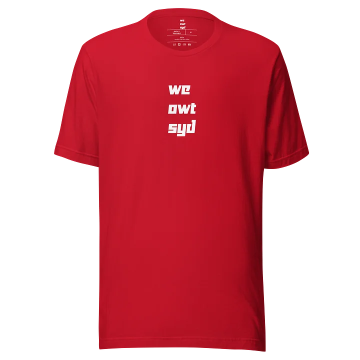 WeOwtsyd Gen 2 Premium T-Shirt Alt - Red product image (1)