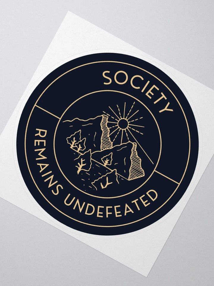 Society Remains Undefeated product image (2)