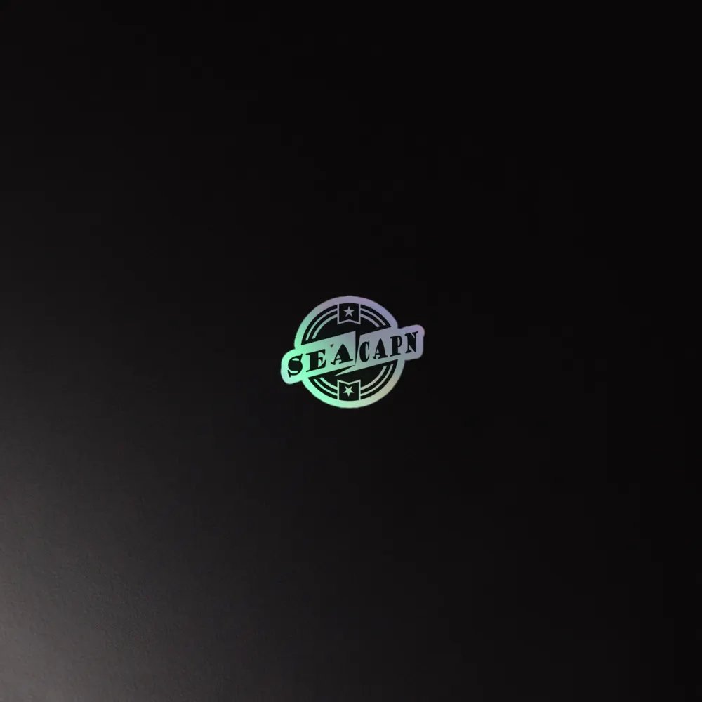 SeaCapn Holo Sticker product image (4)