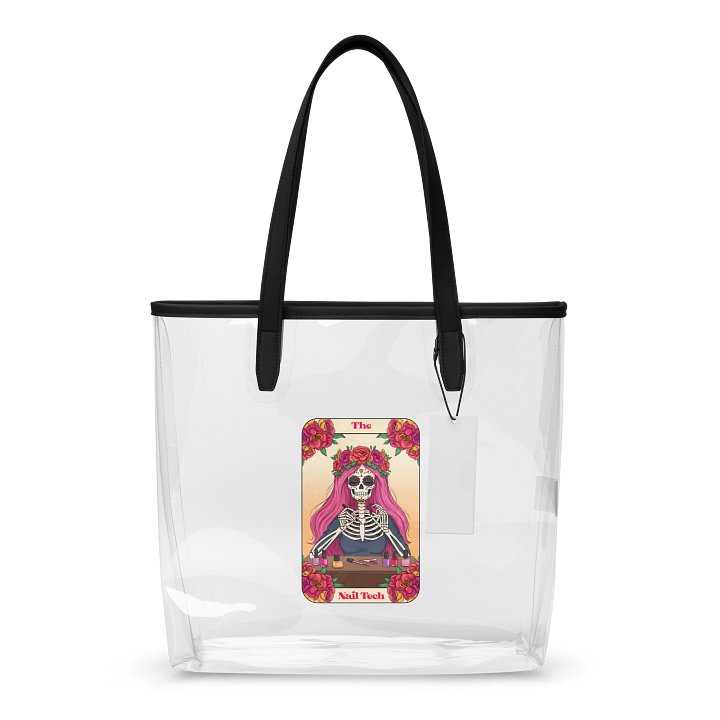 Floral Skeleton Nail Tech Tote Bag product image (1)