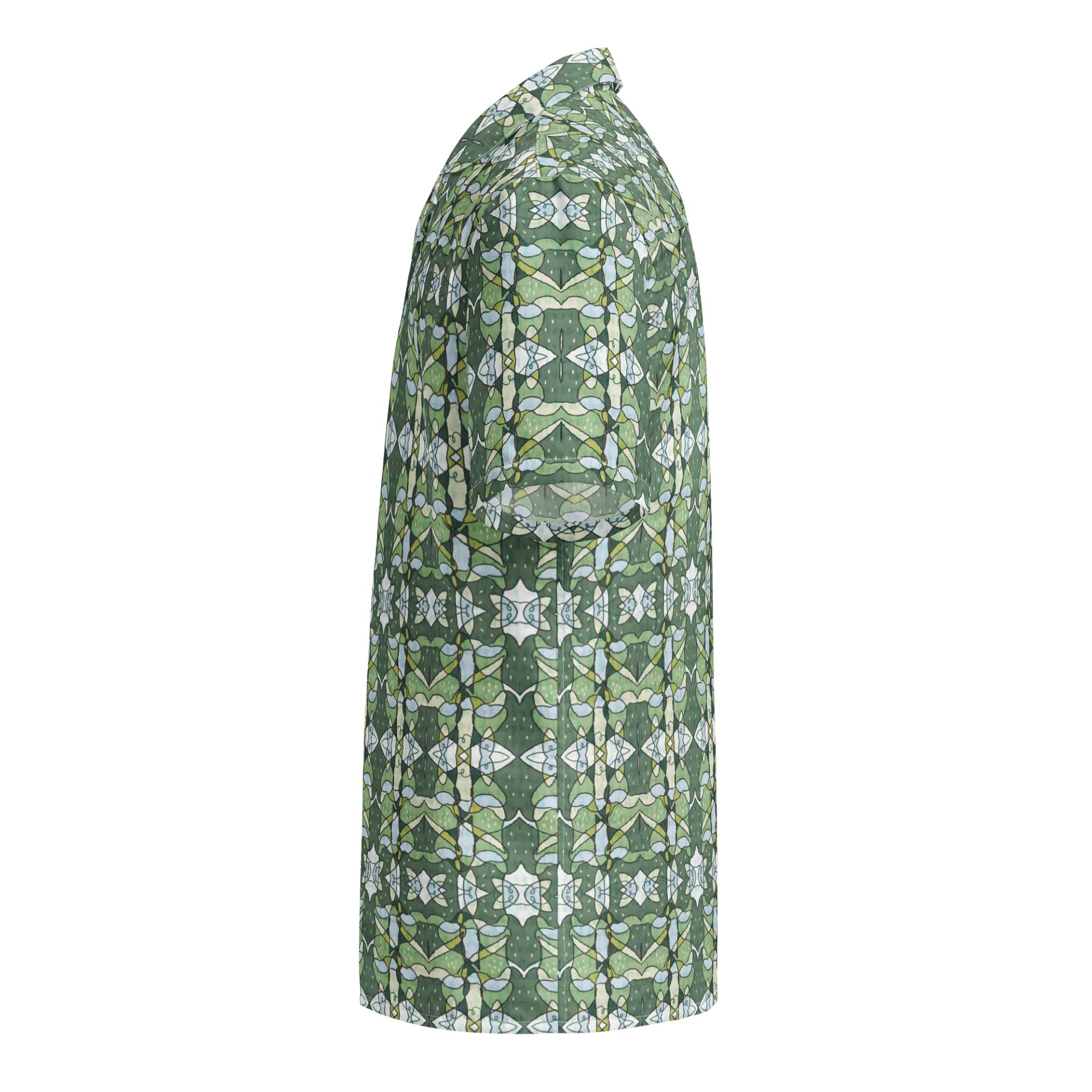Cucumber Lineage – Featherlight Hawaiian Shirt product image (4)