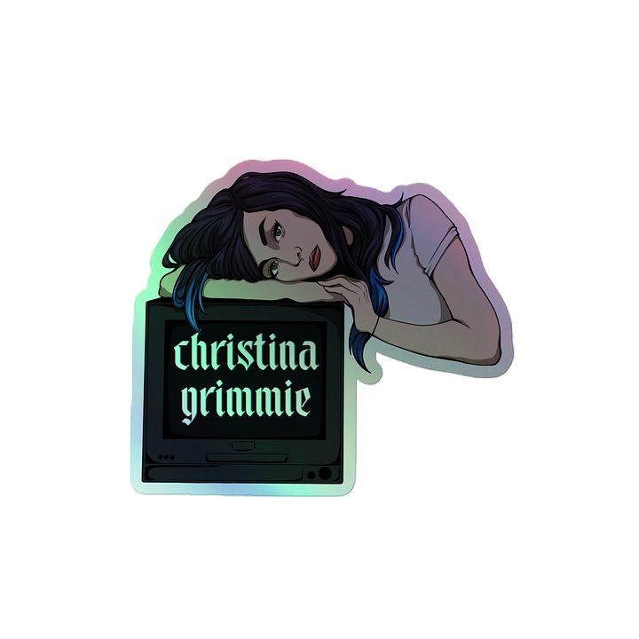 Grimmie TV Holographic Sticker product image (2)