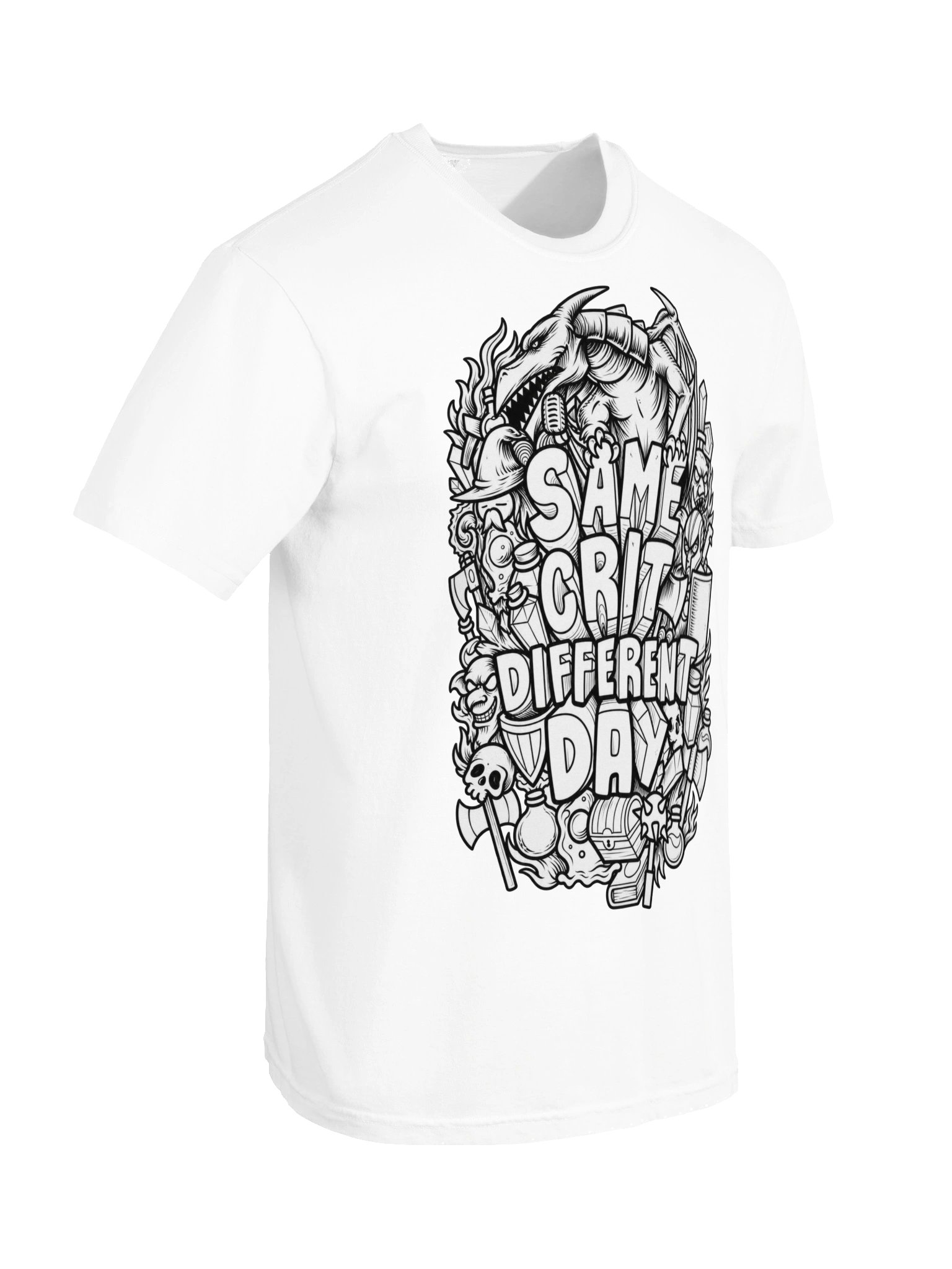 Same Crit Different Day – Art Tee product image (6)