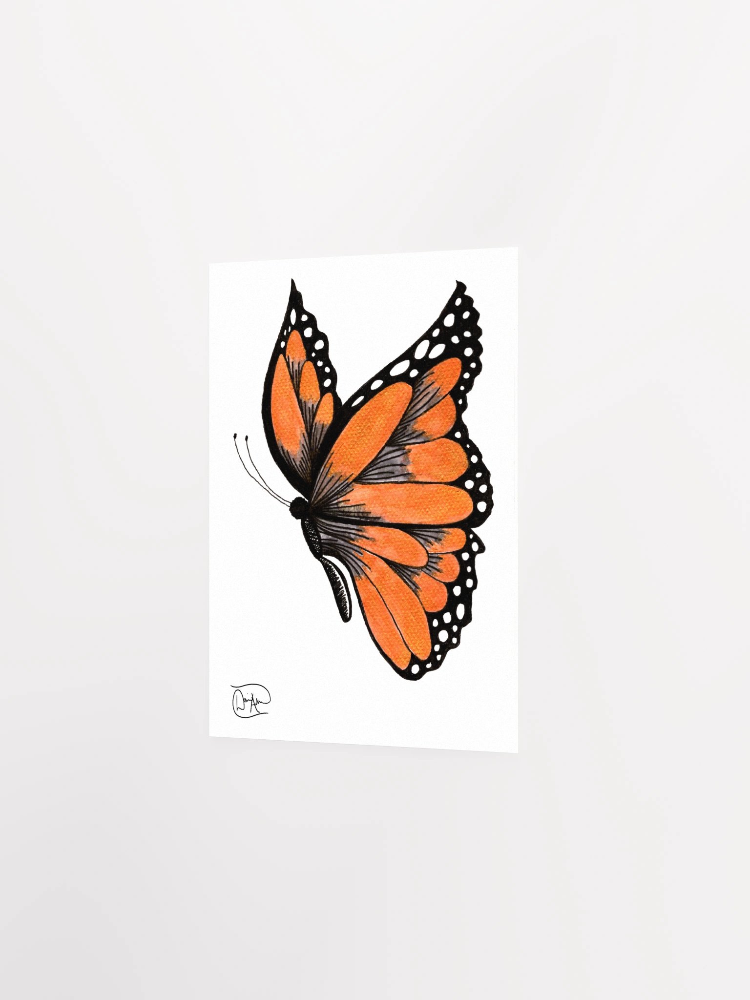 Butterfly Watercolour Print product image (2)