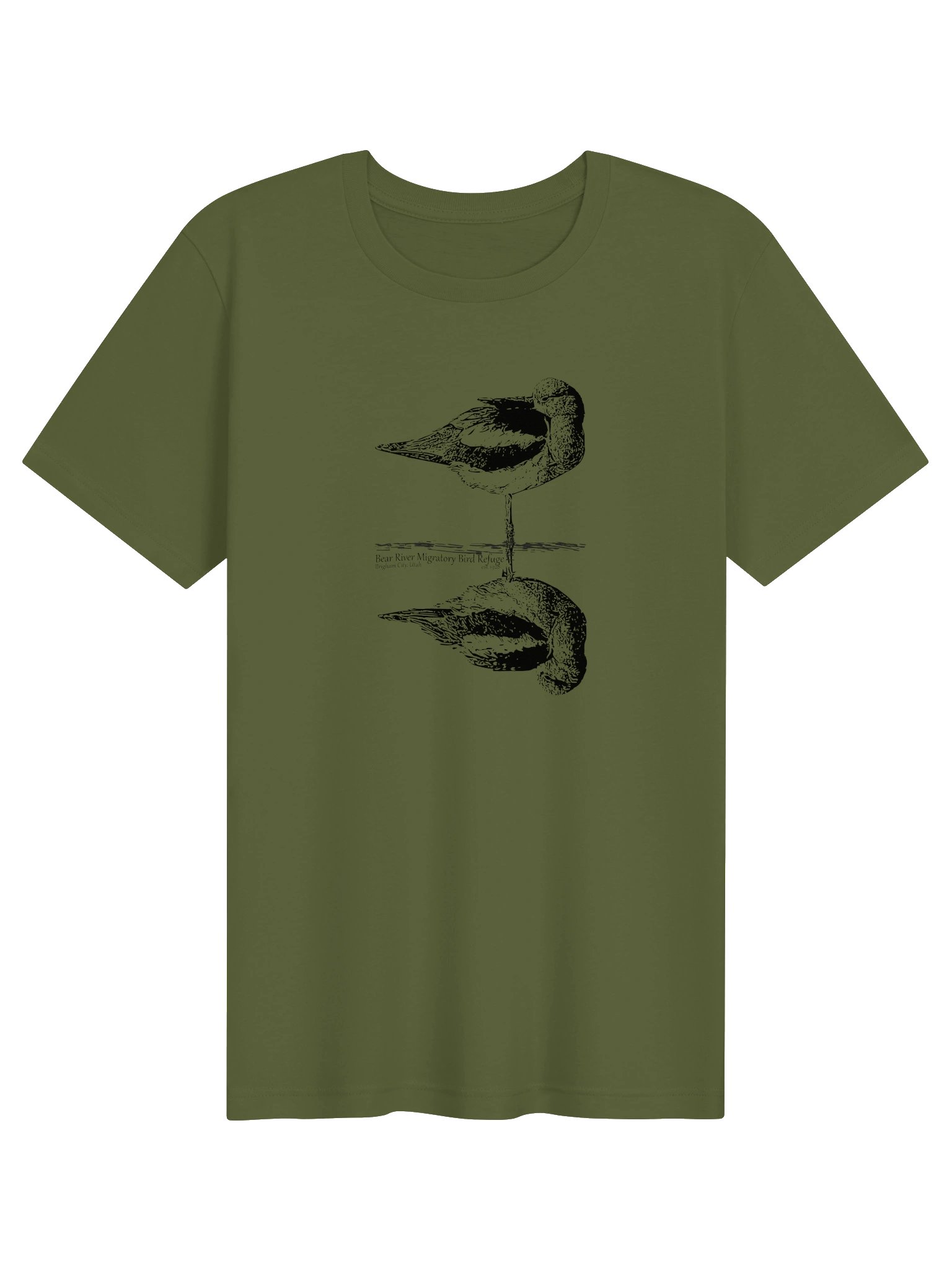 Bear River Migratory Bird Refuge American Avocet T-shirt product image (8)
