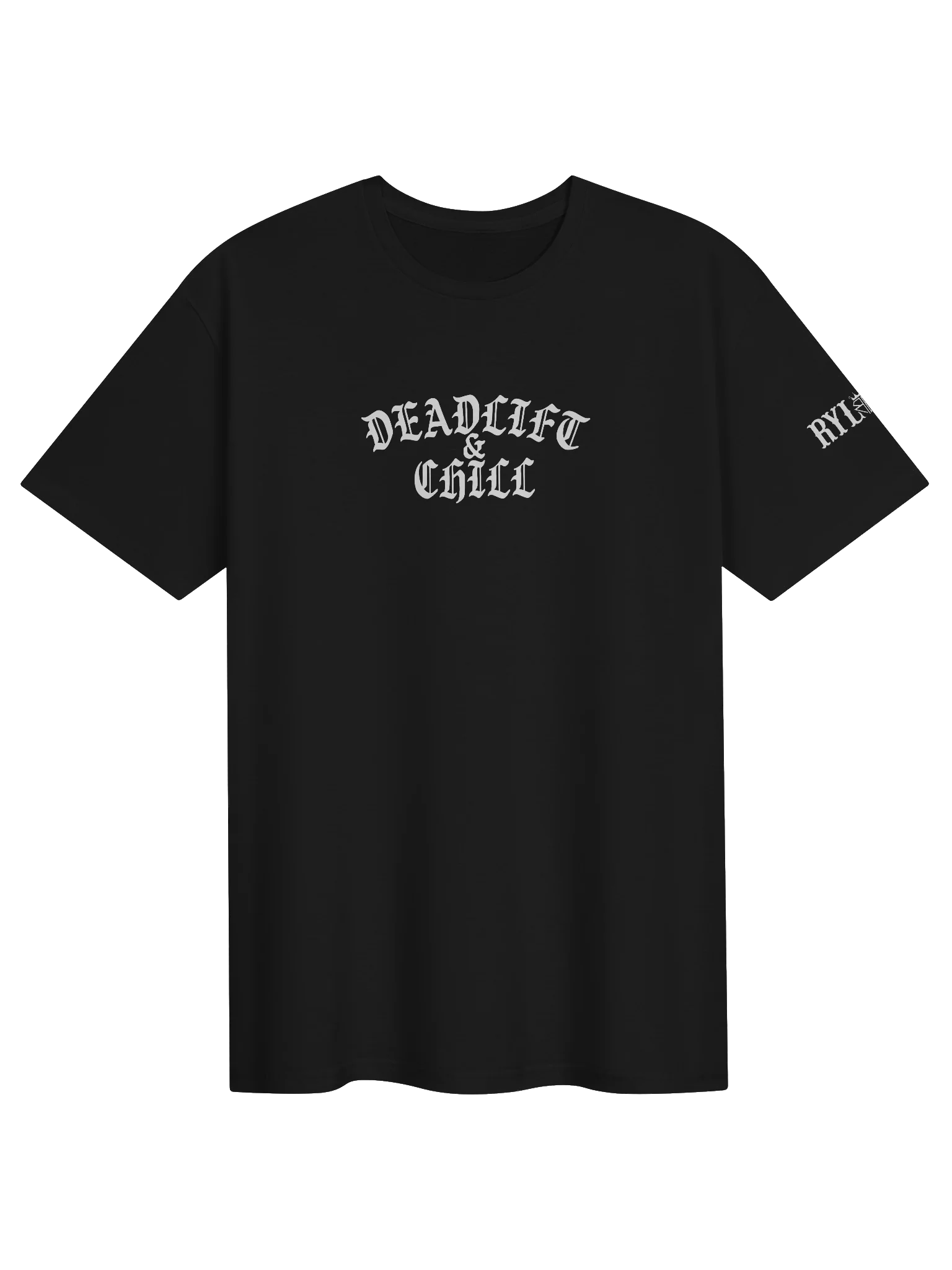 DEADLIFT & CHILL TEE (WHITE LOGO) product image (1)