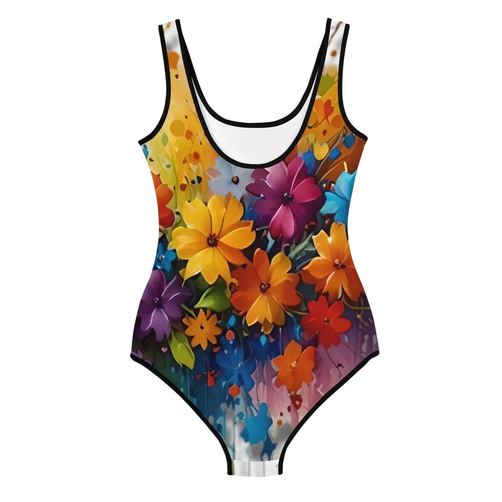 Splash of Blooms Youth Swimsuit product image (2)