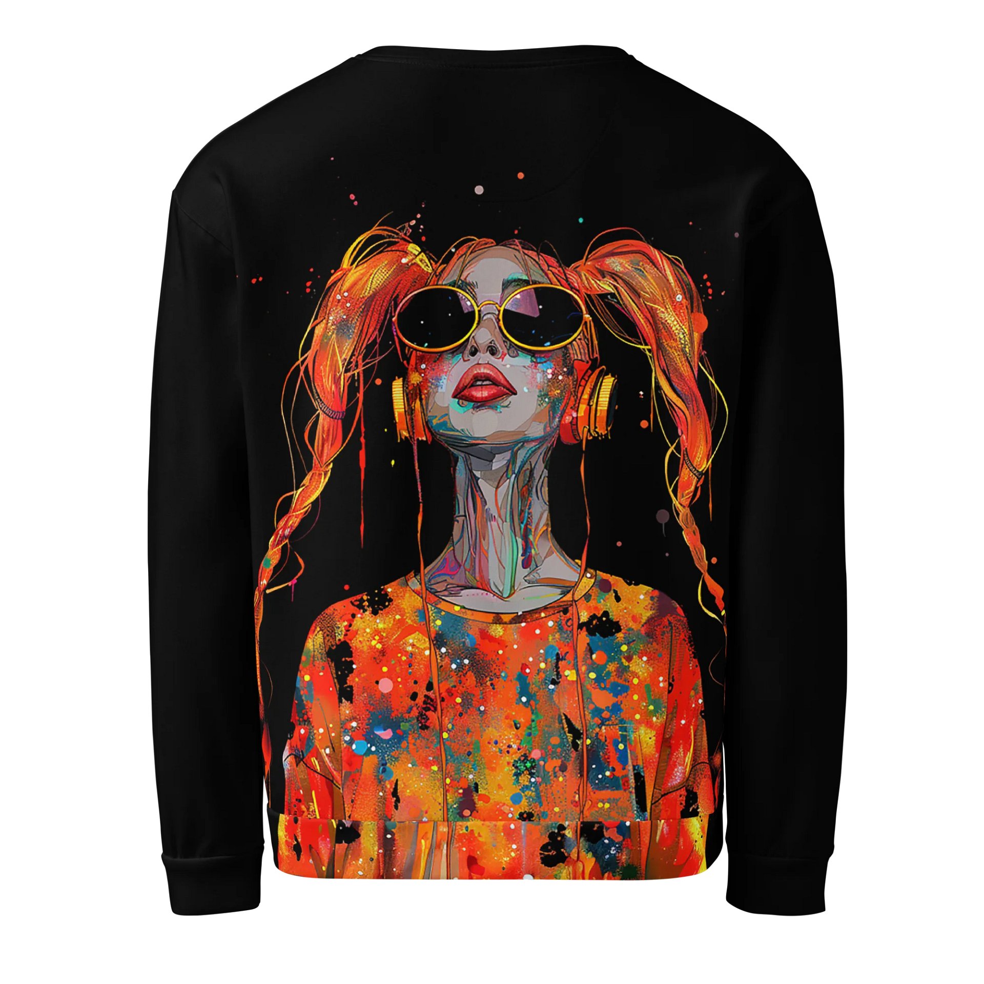 Lit Projecktz Komm Hierher, Fühl Den Vibe AOP Sweatshirt product image (2)