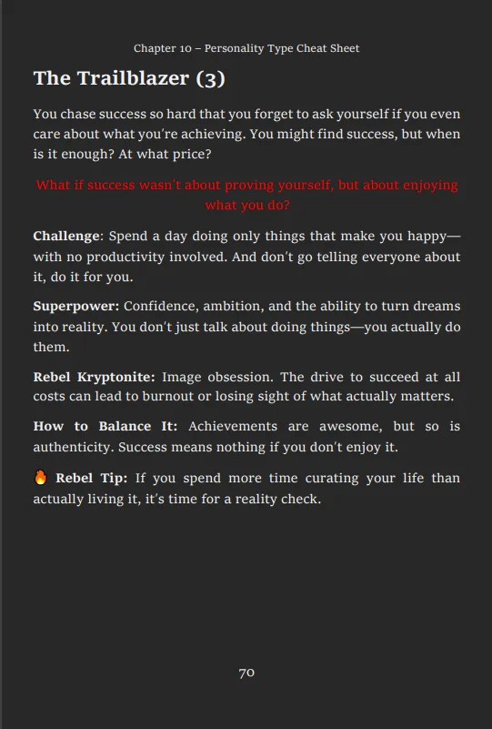 Beat the System - Rebel Personality Types product image (4)