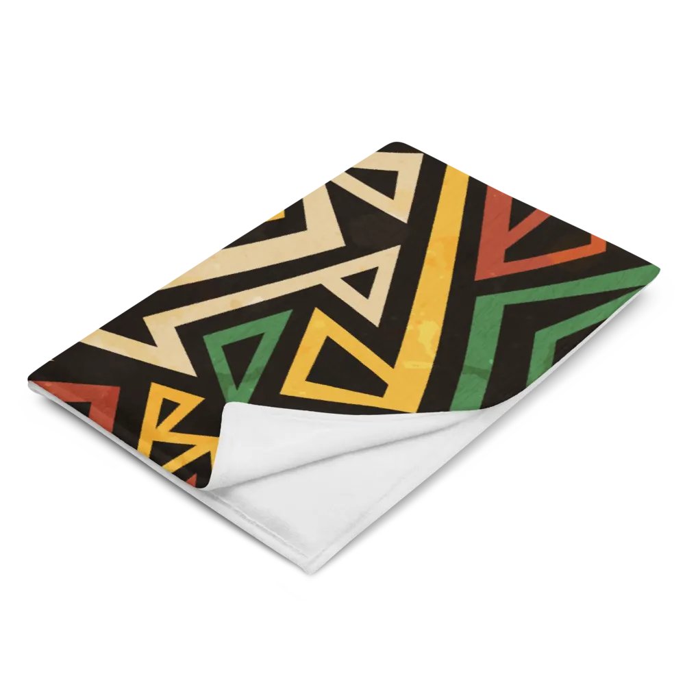 Striped Colorful Motif Throw Blanket product image (2)
