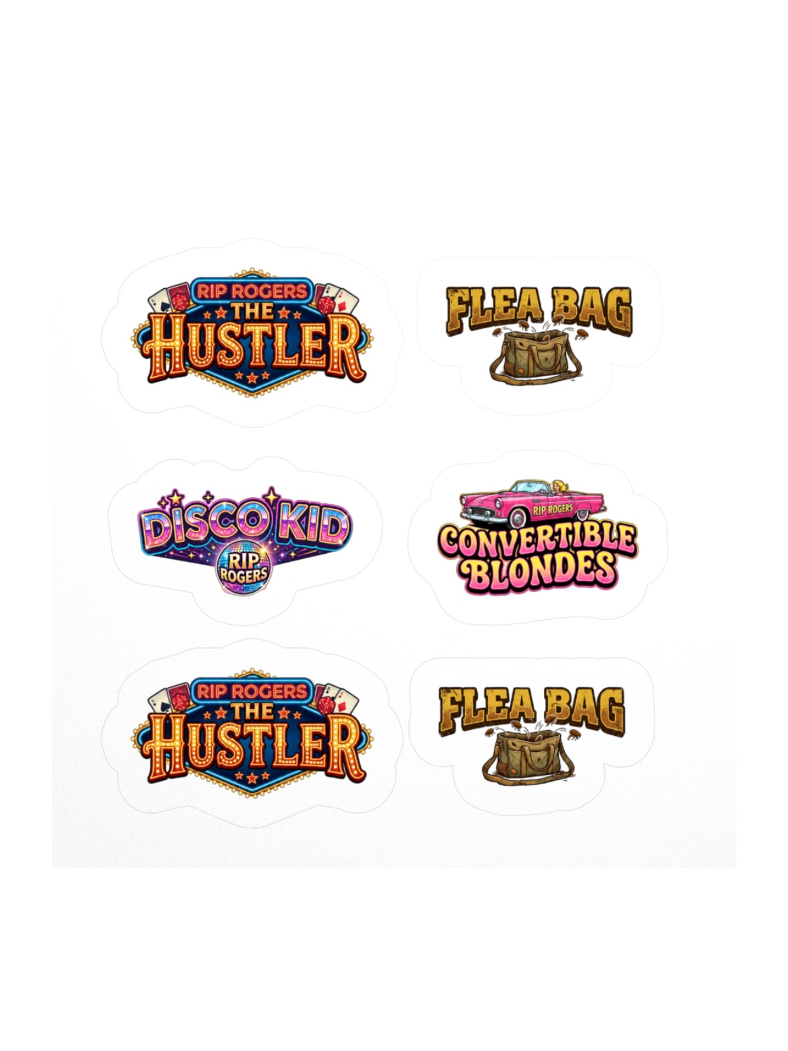 Rip Rogers Kiss Cut Sticker Set product image (3)