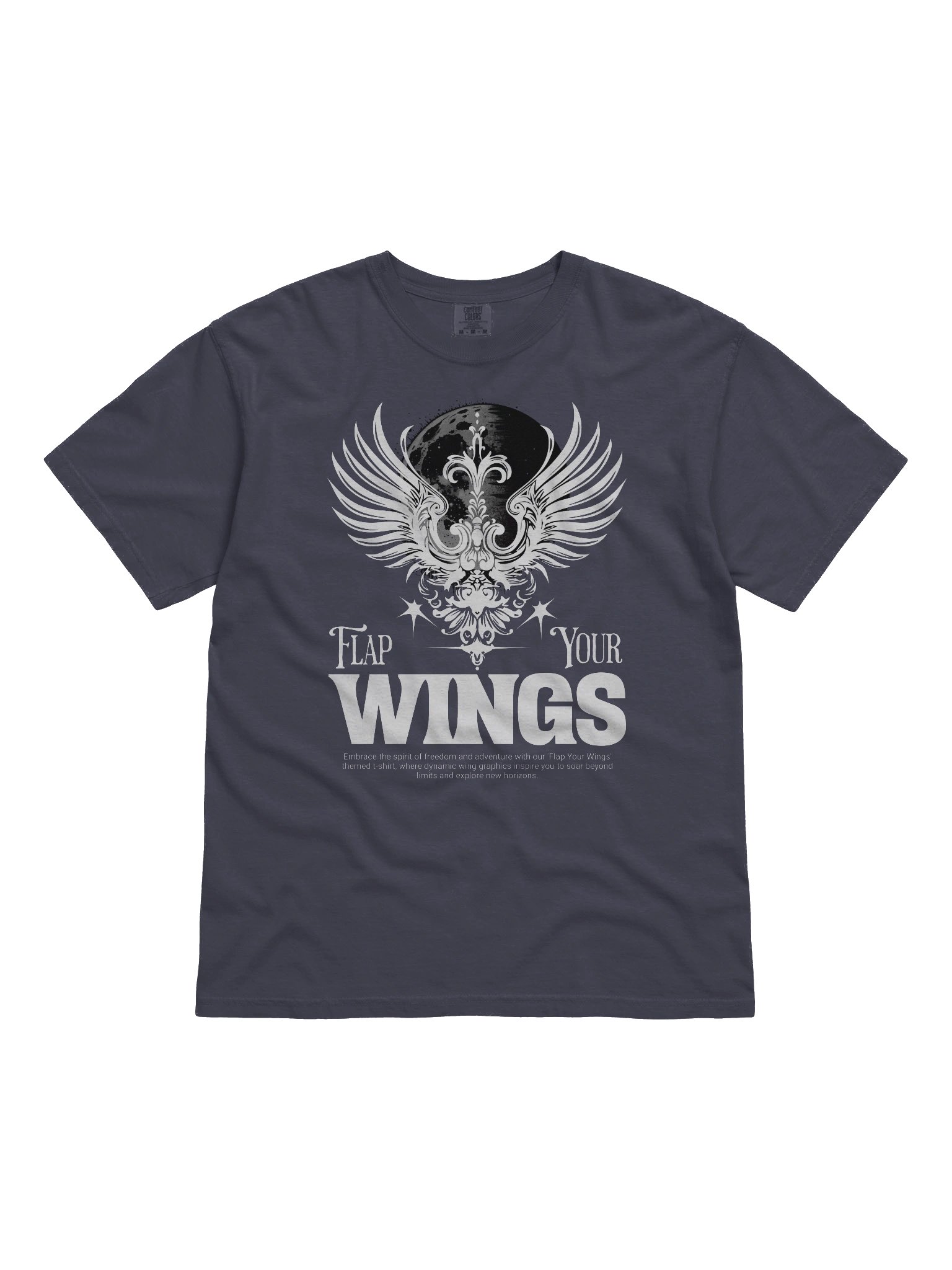 Stylish Flap Your Wings Graphic T-Shirt for Everyday Wear product image (8)
