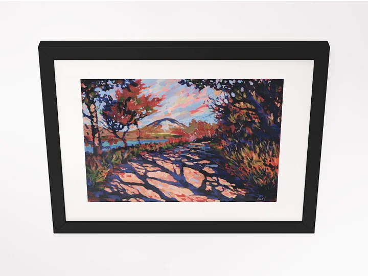 250809 Mount Errigal Poster Print. Framed product image (3)