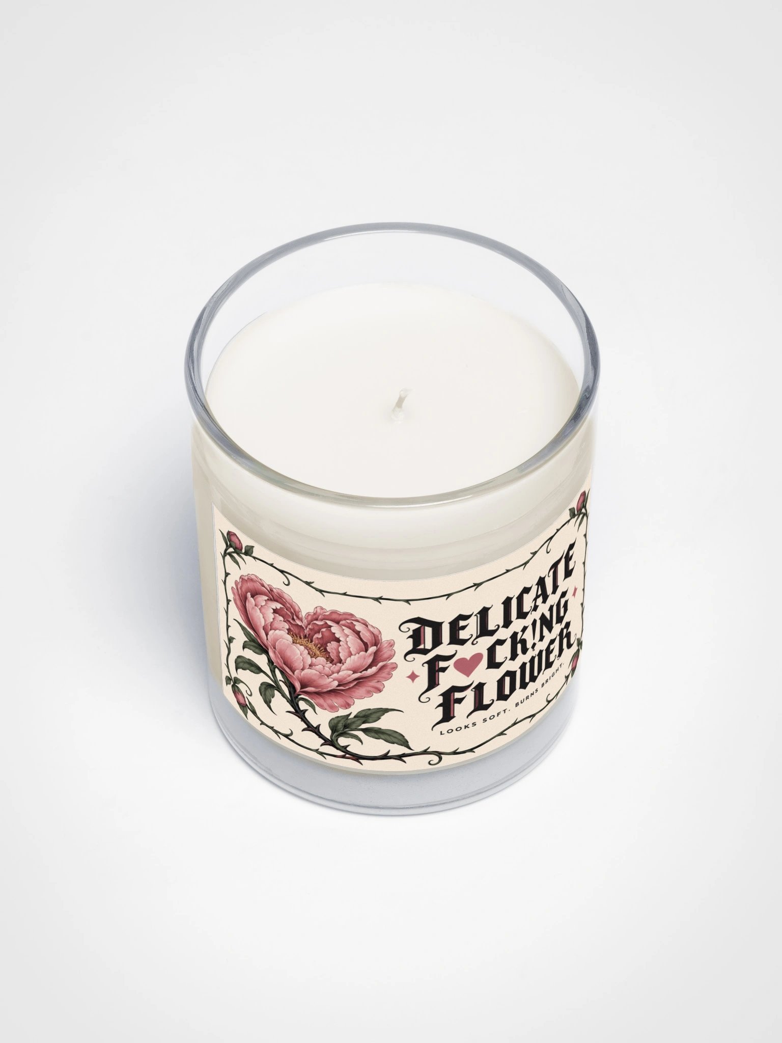 Delicate Fuck!ng Flower – Soy Wax Candle product image (3)