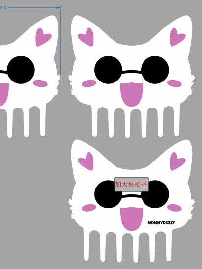 *EARLY MOCK UP* GOJO CAT HAIR CLAW product image (2)