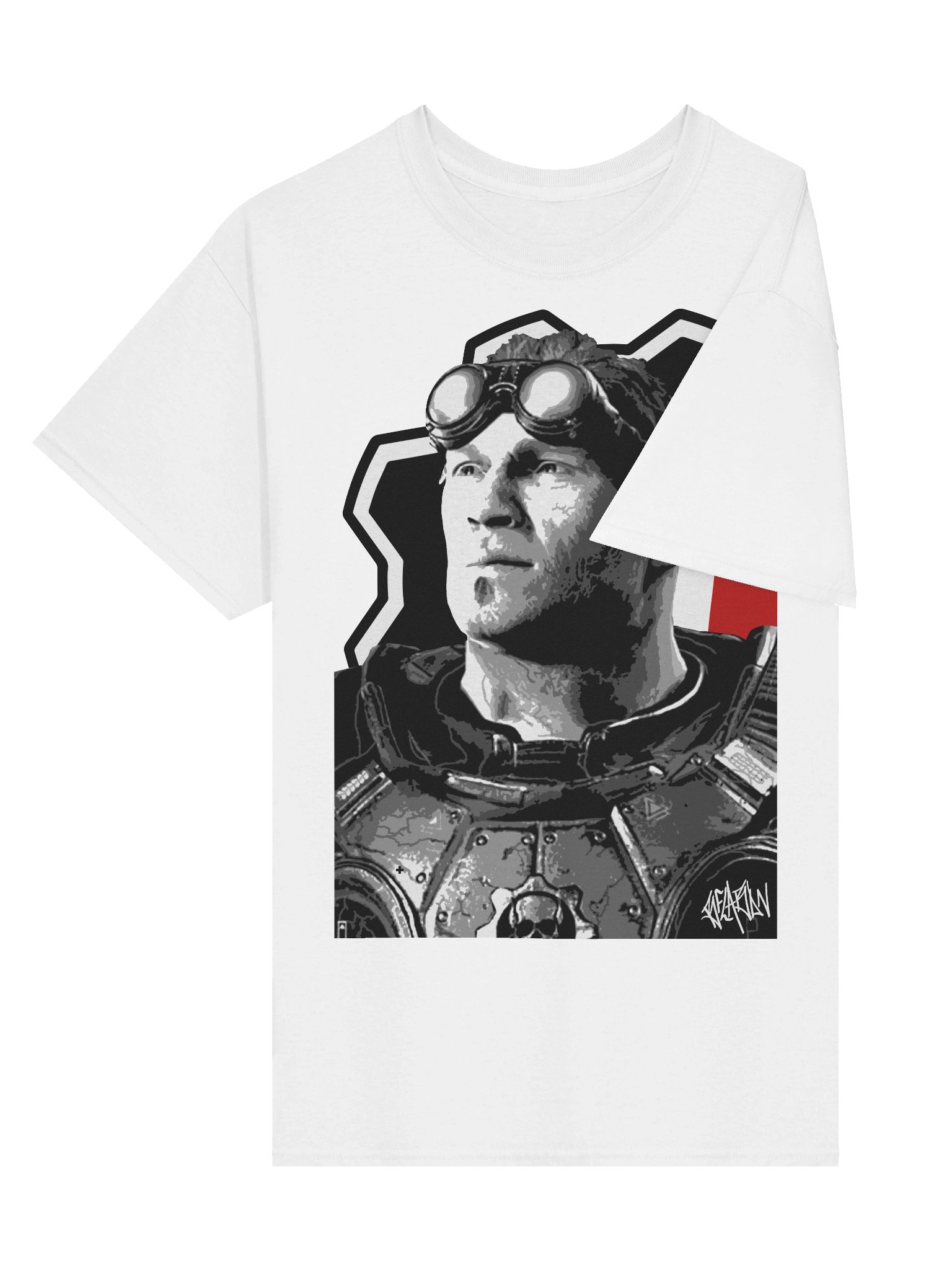 Baird painting tee (WHITE) product image (3)