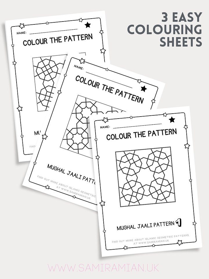 Mughal Jaali Activity Sheets product image (2)