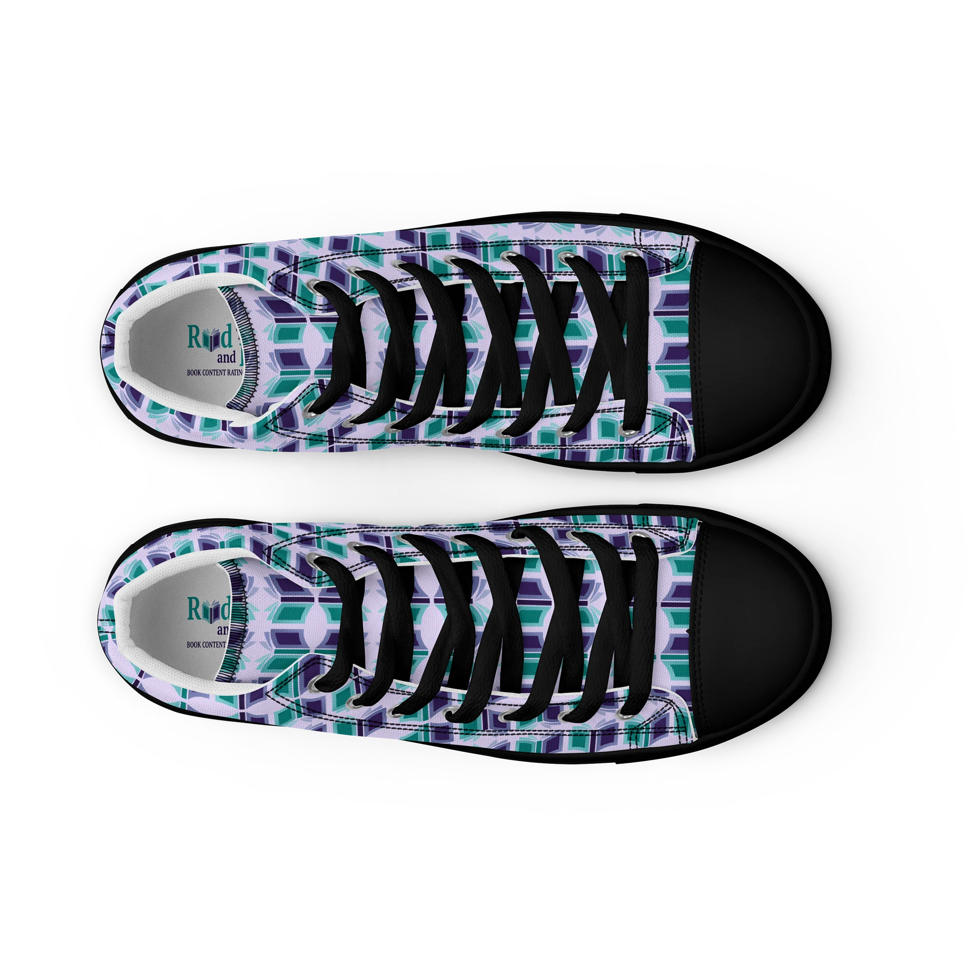 Women's Purple High Top Canvas Shoes + One-Time Contribution product image (9)