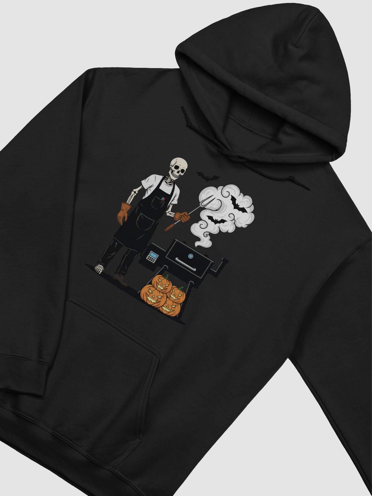 Kettle Bones — Minimalist Skeleton Grillmaster Tee product image (10)