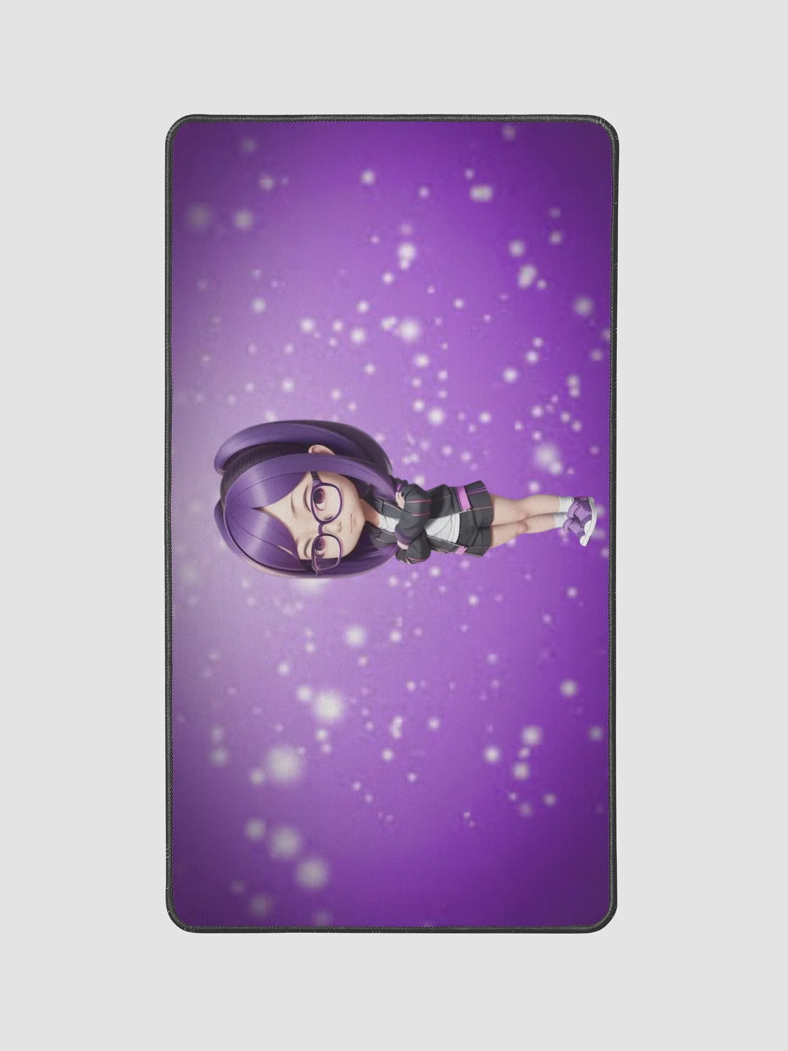 (Purple CHIBI) K Desk Mat 12" x 22" product image (1)