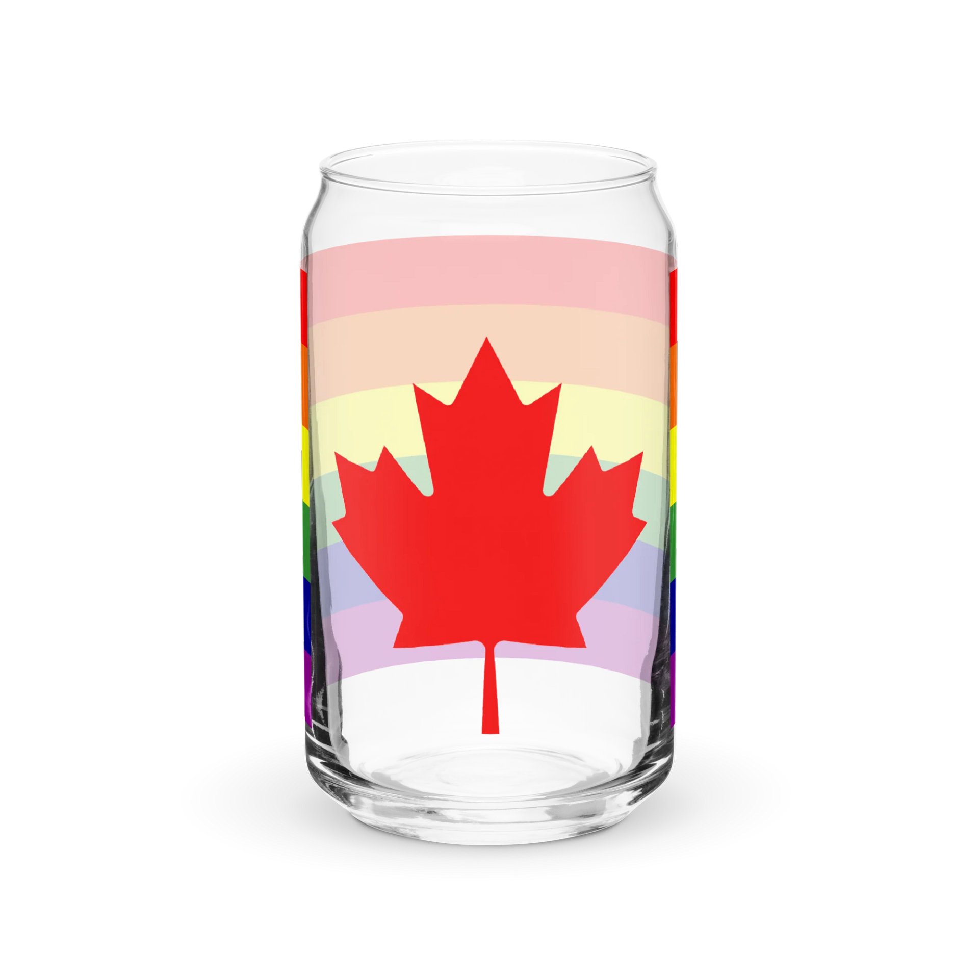 CanQueer Pride Popcan Glass product image (1)