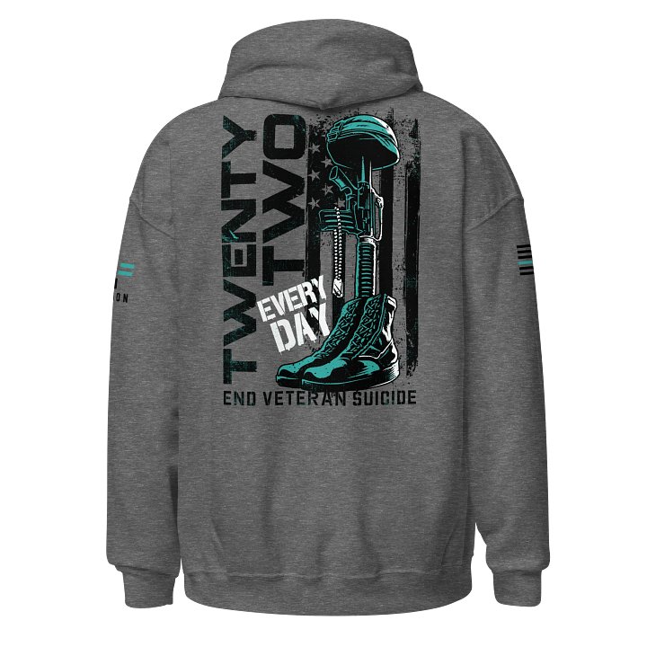 22 Everyday: End Veteran Suicide Hoodie product image (1)